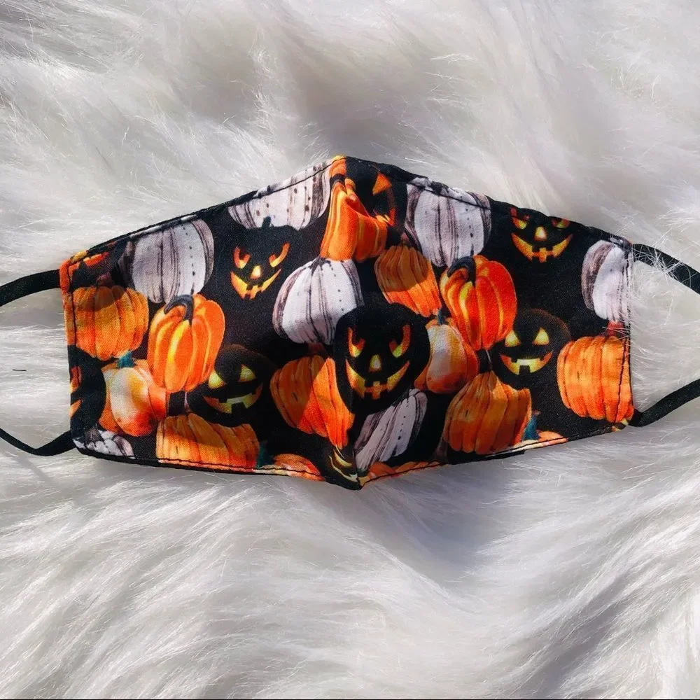 Brand New Halloween Kids Face Mask One Size Adjustable Strap (KIDS MASK)‎